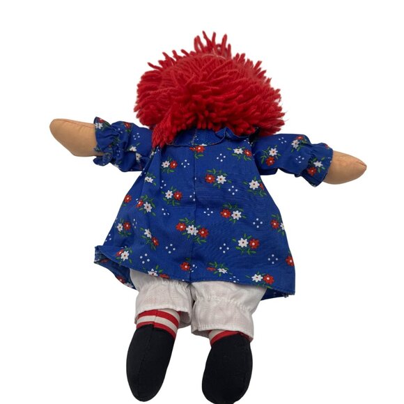 Vintage Hasbro Raggedy Ann & Andy Cloth Dolls 12" 1996 Collectible Set - Picture 6 of 8